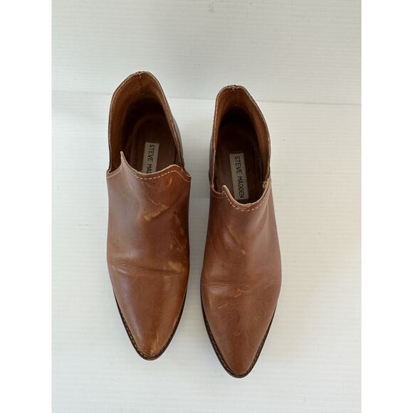 Steve Madden Women’s Leather Tempe Bootie Boots Size 8.5M - Picture 2 of 7